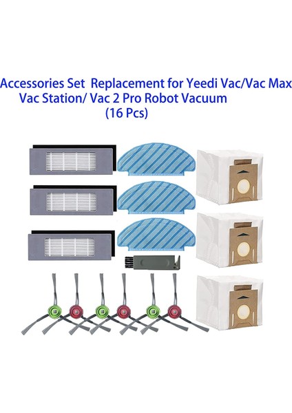 / Max/ Station/ 2 Pro Robot Süpürge Yedek Parçaları Için Yedek Aksesuar Seti (Yurt Dışından) modelleri