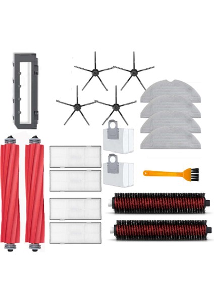 S7 Maxv Ultra S7 Pro Ultra G10S/G10S Pro Robot Vakum Ana Yan Fırça Paspas Filtresi Toz Torbası Aksesuarları Kiti (Yurt Dışından) fırsatları