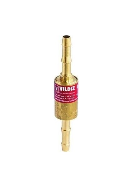 Yıldız 1018 Alev Emniyet Valfi Yanıcı Gaz