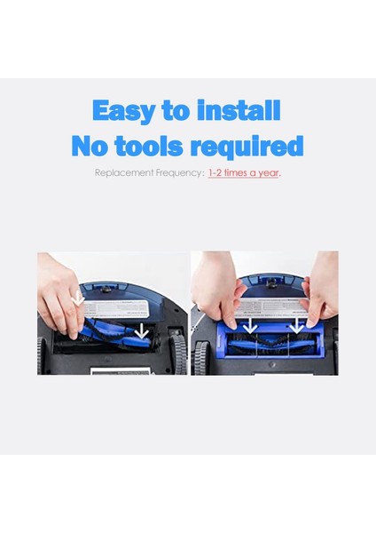 G40+, G40+ Hybrid, 35C, Robovac 11S, Robovac 25C, 15C, Robovac 30 ile Uyumlu Fırçalar (Yurt Dışından) fırsatları