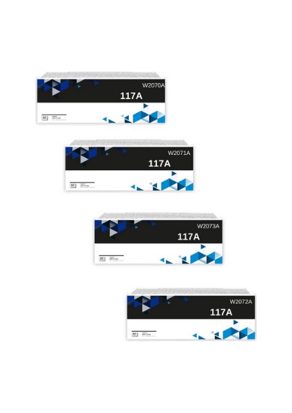 Hp (117A) W2070A / W2071A / W2072A / W2073A Uyumlu Toner Takımı