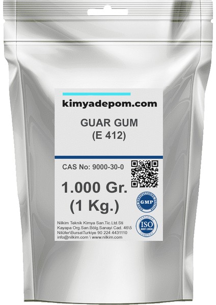 Guar Gum E-412 (Guar Sakızı) 1 Kg.