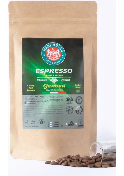 Genova Espresso Kahve 250 gr. & Moka Pot 3 Cup. (Siyah) 1. Set indirimleri