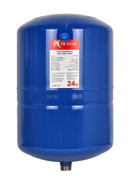 Trtank Profesyonel 24 Litre Dikey Ayaklı Nsf Membranlı Hidrofor Genleşme Tankı