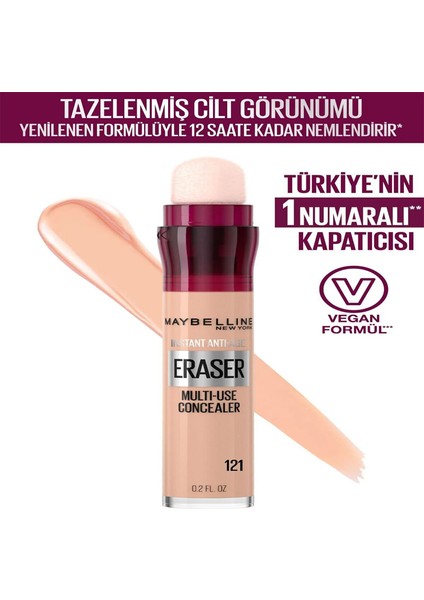 New York Kapatıcı - Instant Age Eraser Concealer 121 Light Honey