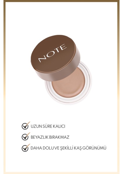 Brow Pomade Kalıcı Kaş Pomadı 01 Light Brown