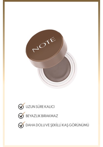 Brow Pomade Kalıcı Kaş Pomadı 03 Dark Brown