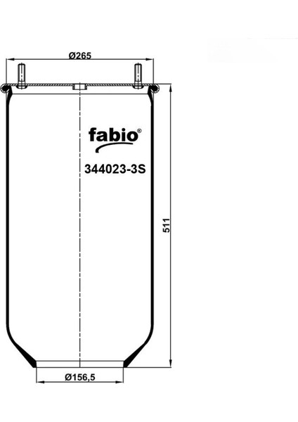 Lastik Körük Pistonsuz - 344023-3S - W01M586335 - 1T19L11