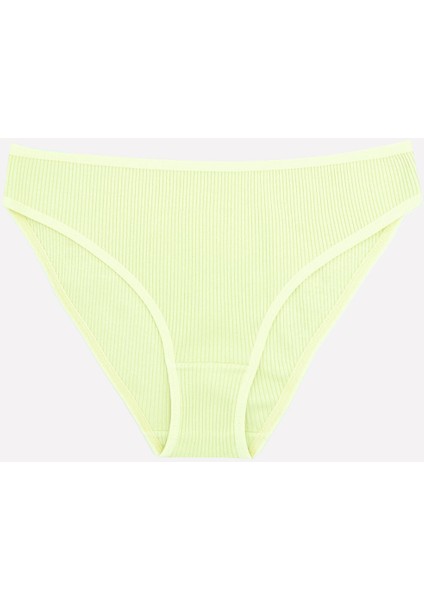 Sarı Mint Indigo 3lü Lazer Kesim Basic Külot fırsatları