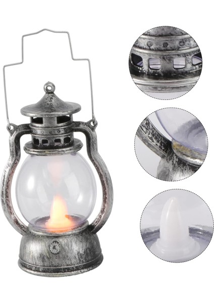 Dekoratif LED Işık Ev Dekorasyonu Kandil Gaz Lambası Kulube Dekor Pilli LED Işık Taşınabilir Anahtarlıklı Mini Fener Ev Dekor Aydınlatma Süsleme Hediyelik fiyatları