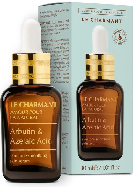 Leke Ve Akne Gidermeye Yardımcı Cilt Serumu 30 Ml Arbutin + Azelaik Asit Serum