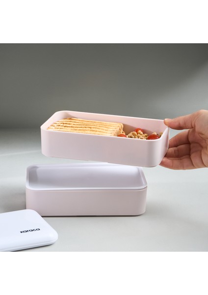 Alesta 2 Katlı Bölmeli Kapaklı Lunch Box/yemek Taşıma/saklama Kutusu modelleri