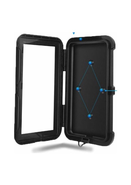 Motosiklet Telefon Tutucu Bisiklet Telefon Tutucu Su Geçirmez Motor Tutacak indirimleri