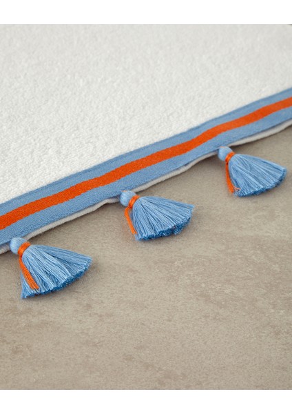 Colory Tuft Pamuklu Püsküllü Yüz Havlusu 50X80 cm Ekru fiyatları