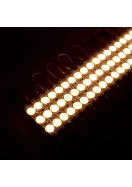 Mercekli Modül LED 10 Adet Günışığı Tak Çalıştır Hazır Set Ürün Adaptör ve Aç-Kapa Anahtar Dahil, Mutfak, Ayna, Tezgah, Akvaryum, Vitrin Aydınlatma, Suya Dayanıklı