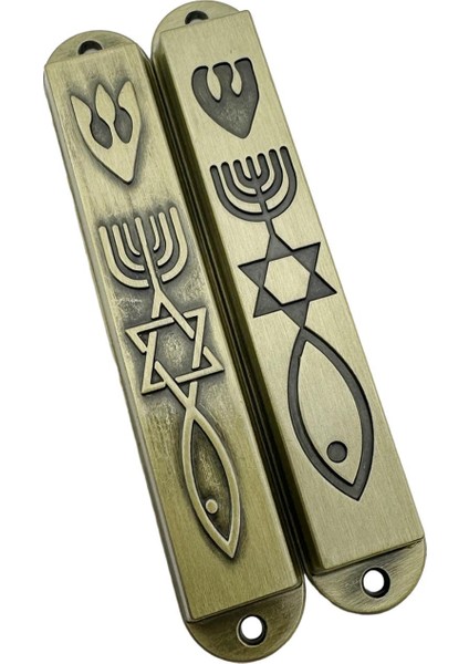2 x Kapı Mezuzahları Mezuzah Dışında Mesihsel Modern Şınma leri (Yurt Dışından) modelleri