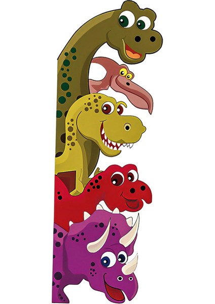 Karikatür Dinozorlar Çıı 30 x 90 cm Kreş Odası Için Dekorasyonu Sağ (Yurt Dışından) fırsatları
