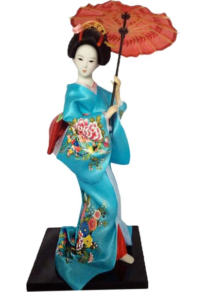 12 "Japon Geyşa Japon Geyşa Raf Ev Üstü Açık Mavi Için (Yurt Dışından)