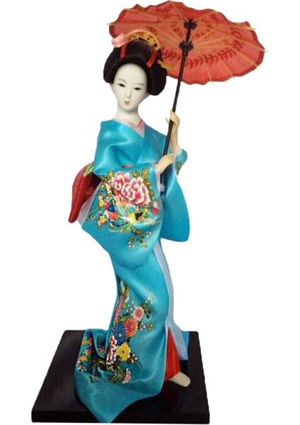 12 "Japon Geyşa Japon Geyşa Raf Ev Üstü Açık Mavi Için (Yurt Dışından)