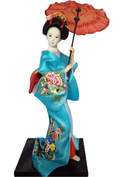 12 "Japon Geyşa Japon Geyşa Raf Ev Üstü Açık Mavi Için (Yurt Dışından)