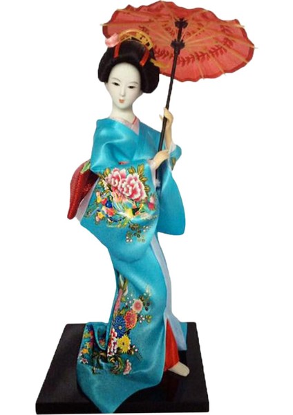 12 "Japon Geyşa Japon Geyşa Raf Ev Üstü Açık Mavi Için (Yurt Dışından)