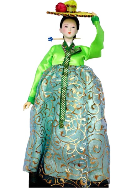 Geyşa Minyatür Kabuki Heykeli Dekoratif Taşınabilir Hanbok I (Yurt Dışından) fiyatları