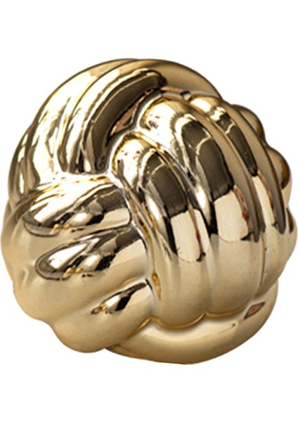 Düğüm Heykeli Yapıt Estetik Heykel Süsleme Seramik Heykelcik 6.5 cm x 5.8 cm (Yurt Dışından)