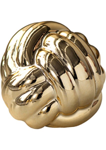 Düğüm Heykeli Yapıt Estetik Heykel Süsleme Seramik Heykelcik 6.5 cm x 5.8 cm (Yurt Dışından)