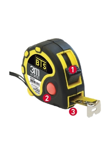 BTS12358 5A Serisi Şerit Metre 3m