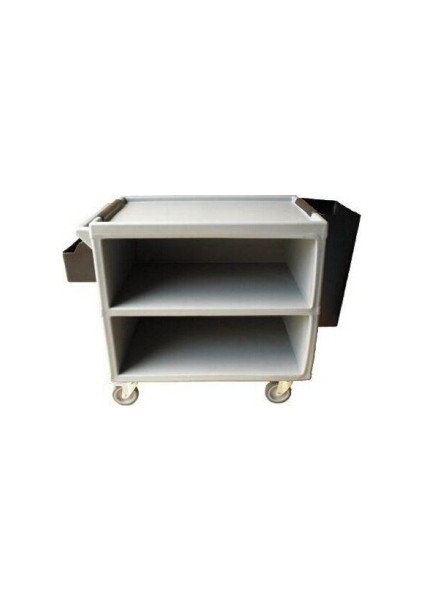 Plastik Kirli Bulaşık Toplama Arabası