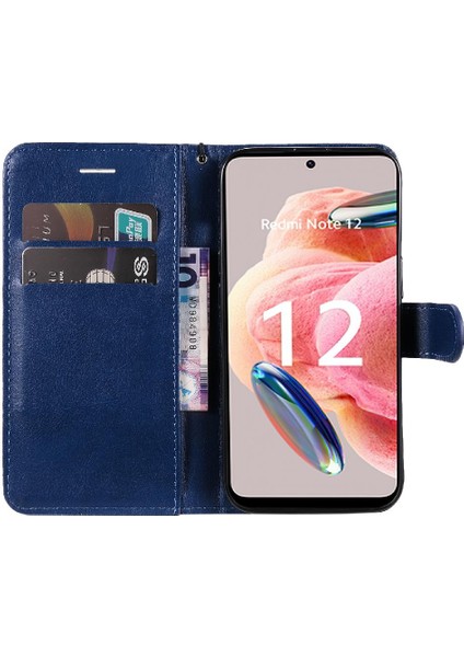 Xiaomi Redmi Not 12 Için Flip Case 4g Iş Cüzdan Telefon Kılıfı Klasik (Yurt Dışından)