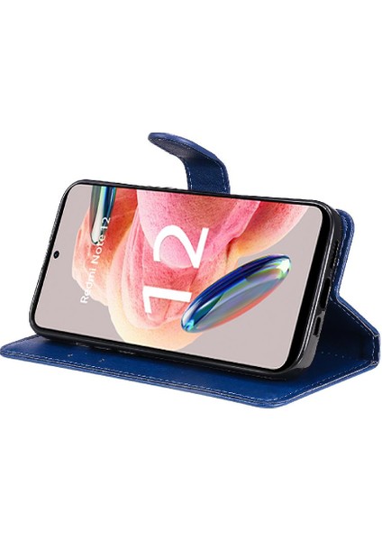 Xiaomi Redmi Not 12 Için Flip Case 4g Iş Cüzdan Telefon Kılıfı Klasik (Yurt Dışından)