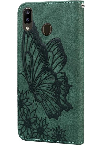 Samsung Galaxy A40 Flip Telefon Kılıfı Için Kart Yuvası ile Büyük Kelebek (Yurt Dışından) indirimleri
