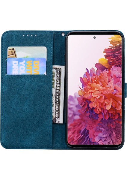 Samsung Galaxy S21 Ultra Kickstand Koruyucu Deri Cüzdan Için Kılıf (Yurt Dışından)