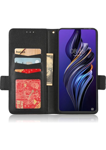 Tecno Pova 3 Kart Yuvaları Için Kılıf Tutucu Yan Toka Pu Deri Cüzdan (Yurt Dışından) fırsatları