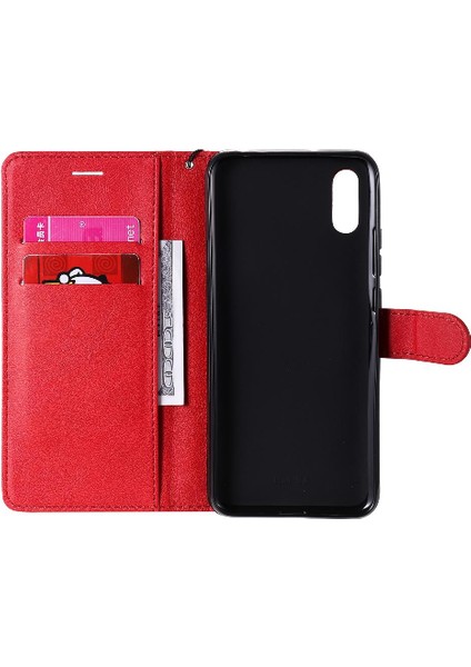 Xiaomi Redmi 9A Için Flip Case Yüksek Kalite Deri Iş Cüzdan Telefon (Yurt Dışından)