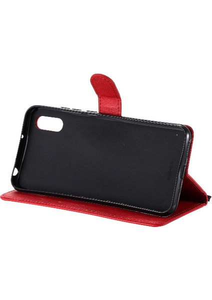 Xiaomi Redmi 9A Için Flip Case Yüksek Kalite Deri Iş Cüzdan Telefon (Yurt Dışından)