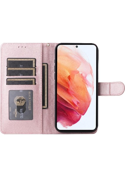 Samsung Galaxy S21 Için Flip Case Deri Kılıf Cüzdan Darbeye Basit (Yurt Dışından) modelleri
