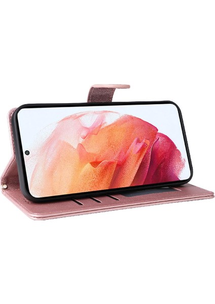 Samsung Galaxy S21 Için Flip Case Deri Kılıf Cüzdan Darbeye Basit (Yurt Dışından) indirimleri