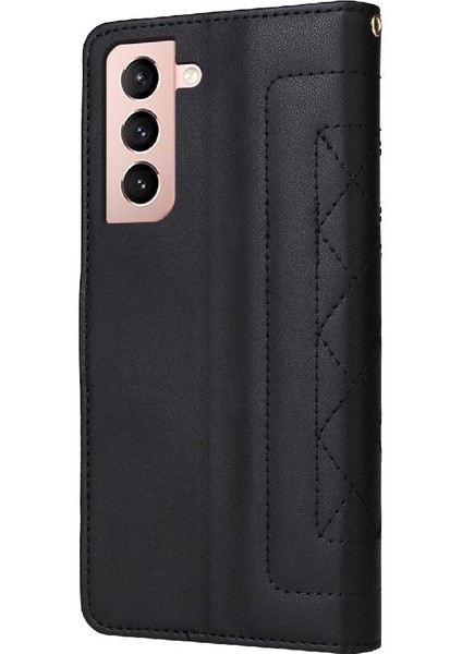 Samsung Galaxy S21 Için Flip Case Deri Kılıf Cüzdan Darbeye Basit (Yurt Dışından) modelleri