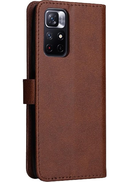 Xiaomi Redmi Not 11 Için Flip Case 5g Klasik Düz Renk Iş Cüzdan (Yurt Dışından)