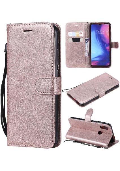 Xiaomi Redmi Not 7 Için Flip Case Yüksek Kalite Deri Iş Cüzdan (Yurt Dışından)