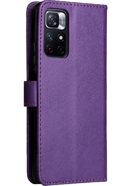 Xiaomi Redmi Not 11 Için Flip Case 5g Klasik Düz Renk Iş Cüzdan (Yurt Dışından)