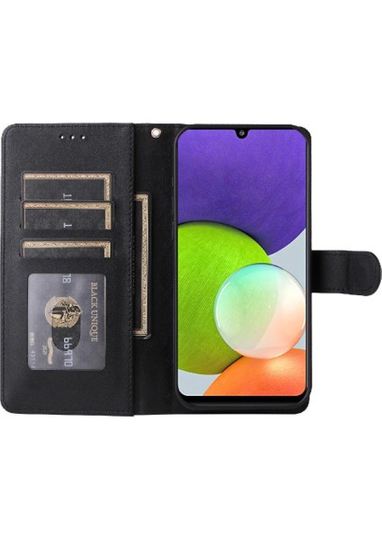 Samsung Galaxy A22 4g Için Flip Case Basit Iş Kapak Deri (Yurt Dışından) fırsatları
