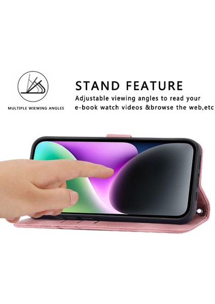 Iphone 11 Için Filp Durumda Pro Max Kickstand Kredi Kartı Tutucu Tam Pu Kayış (Yurt Dışından)
