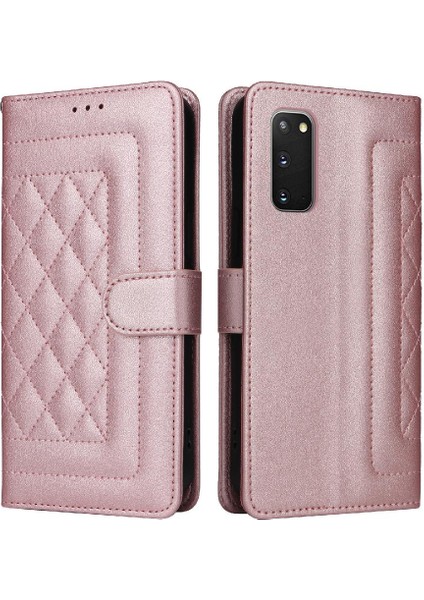 Samsung Galaxy S20 Için Flip Case Basit Iş Deri Kılıf Kapak Çevirin (Yurt Dışından)