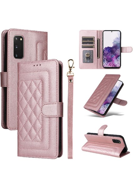 Samsung Galaxy S20 Için Flip Case Basit Iş Deri Kılıf Kapak Çevirin (Yurt Dışından) modelleri