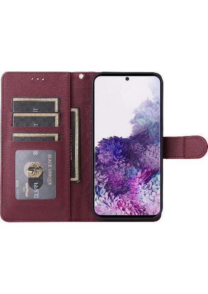 Samsung Galaxy S20 Için Flip Case Basit Iş Deri Kılıf Kapak Çevirin (Yurt Dışından) modelleri