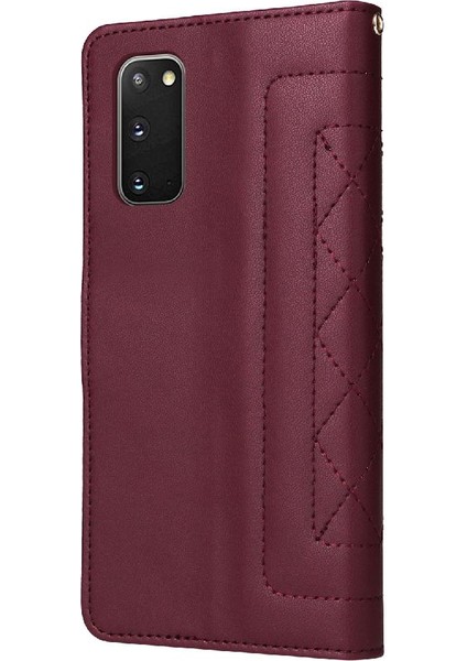 Samsung Galaxy S20 Için Flip Case Basit Iş Deri Kılıf Kapak Çevirin (Yurt Dışından) fırsatları