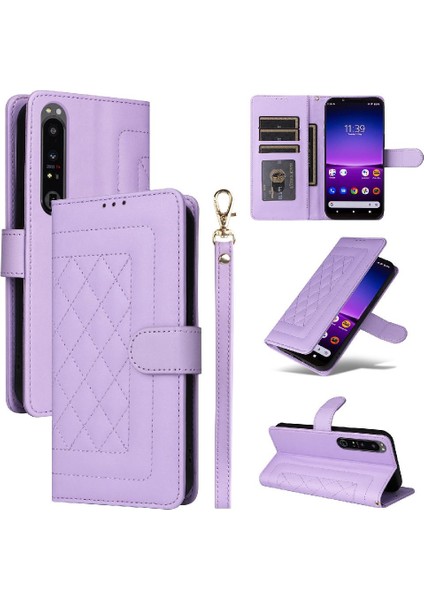 Sony Xperia 1 Iv Için Flip Case Darbeye Kapak Basit Iş Durum (Yurt Dışından)